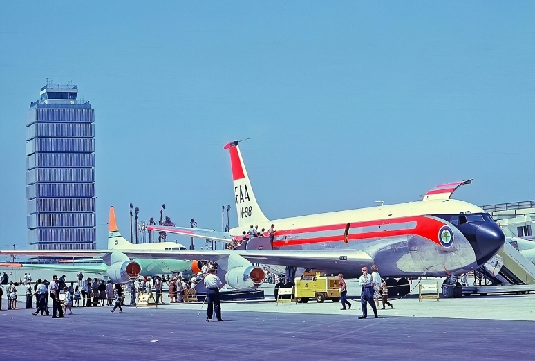 Boing 707 at LAX early 1960s
